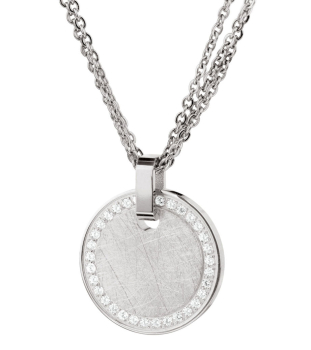 Ernstes Design, evia, komplett Collier, komplette Halskette,  Spiegelankerkette, Anhänger, AN1067, AK45C